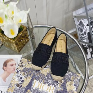 Fashion Shoes Dior Granville Flat Espadrille Shoes Casual Shoes Women's Shoes D3113-4