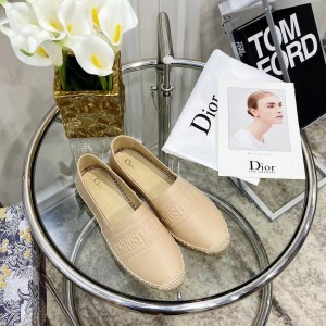 Fashion Shoes Dior Granville Flat Espadrille Shoes Casual Shoes Women's Shoes D3118-3
