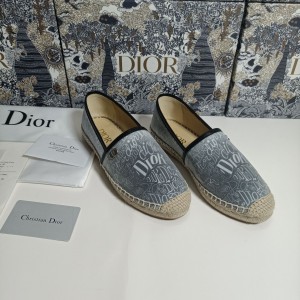 Fashion Shoes Dior Granville Flat Espadrille Shoes Casual Shoes Women's Shoes D3119-2