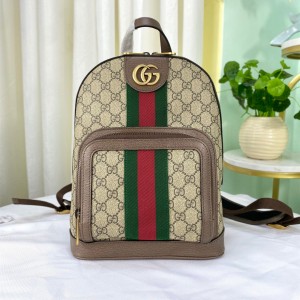 Gucci Handbags Ophidia GG small backpack GG Supreme Backpack Gucci bag for Men 547965 Brown
