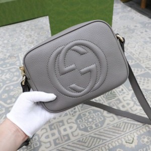 Gucci Handbags Grey Soho small leather disco bag Gucci Bag For Women 308364 