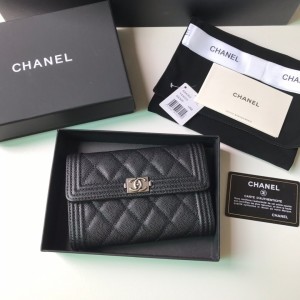 Fashion Wallet Flap Wallet Black Wallets Card Holder A84302 Silver
