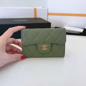 Fashion Wallet Card Holder Classic Card Holder Small Wallet Coin Purse AP0214-2 Green