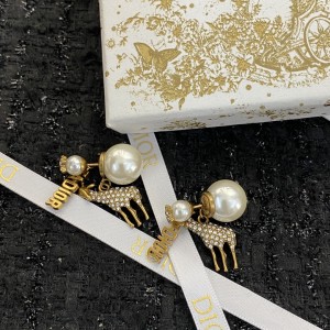 Fashion Jewelry Accessories Earrings Dior Tribales Earrings Gold Earrings E564
