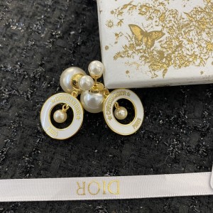 Fashion Jewelry Accessories Earrings Dior Tribales Earrings Gold Earrings E1860