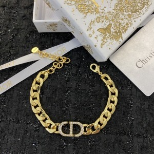 Fashion Jewelry Accessories Dior Bracelet Gold Bracelet H472